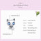 925 Sterling Silver Charming Fox Bead For Diy Bracelets & Necklaces