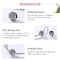 925 Sterling Silver Retro Flower Texture Beads For Diy Bracelets & Necklaces