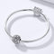 925 Sterling Silver Retro Flower Texture Beads For Diy Bracelets & Necklaces