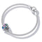 925 Sterling Silver Flower Bead Bracelet & Necklace Set