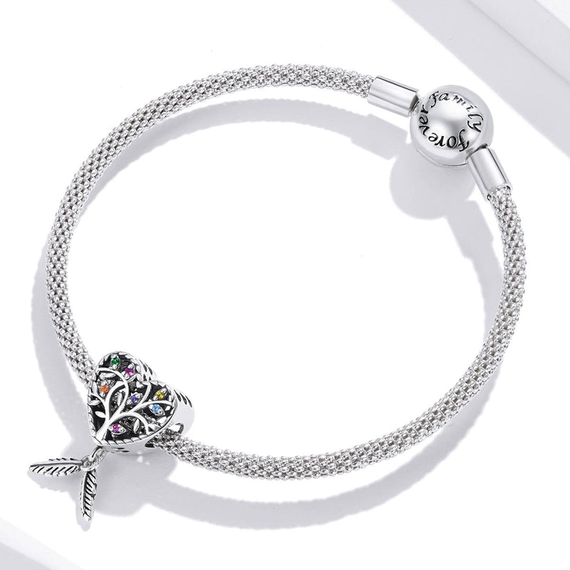 925 Sterling Silver Tree Of Life Beads For Diy Bracelets & Necklaces