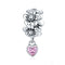 925 Sterling Silver Flower Bead Bracelet Charms