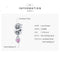 925 Sterling Silver Flower Bead Bracelet Charms