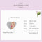 925 Sterling Silver Mother'S Heart Bead Pendant For Diy Bracelets And Necklaces
