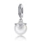 925 Sterling Silver Chic Pearl Charm For Diy Bracelets