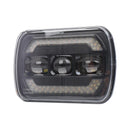 1 Pair 7 Inch Car Square Headlight Work Light
