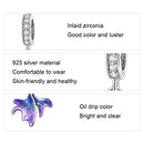 925 Sterling Silver Blue Fish Diy Pendant Beaded Accessory