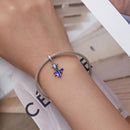 925 Sterling Silver Blue Fish Diy Pendant Beaded Accessory