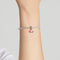 925 Sterling Silver Double Love Pendant For Bracelet Or Necklace