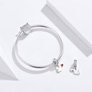 925 Sterling Silver Love Dove Pendant For Diy Bracelet Or Necklace