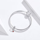 925 Sterling Silver Love Dove Pendant For Diy Bracelet Or Necklace