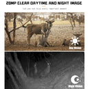 1080p Wildlife Hunting Camera with Night Vision for Outdoor Tracking