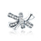 925 Sterling Silver Bow Beads For Diy Bracelets & Necklaces