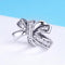 925 Sterling Silver Bow Beads For Diy Bracelets & Necklaces