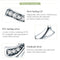 925 Sterling Silver Bow Beads For Diy Bracelets & Necklaces