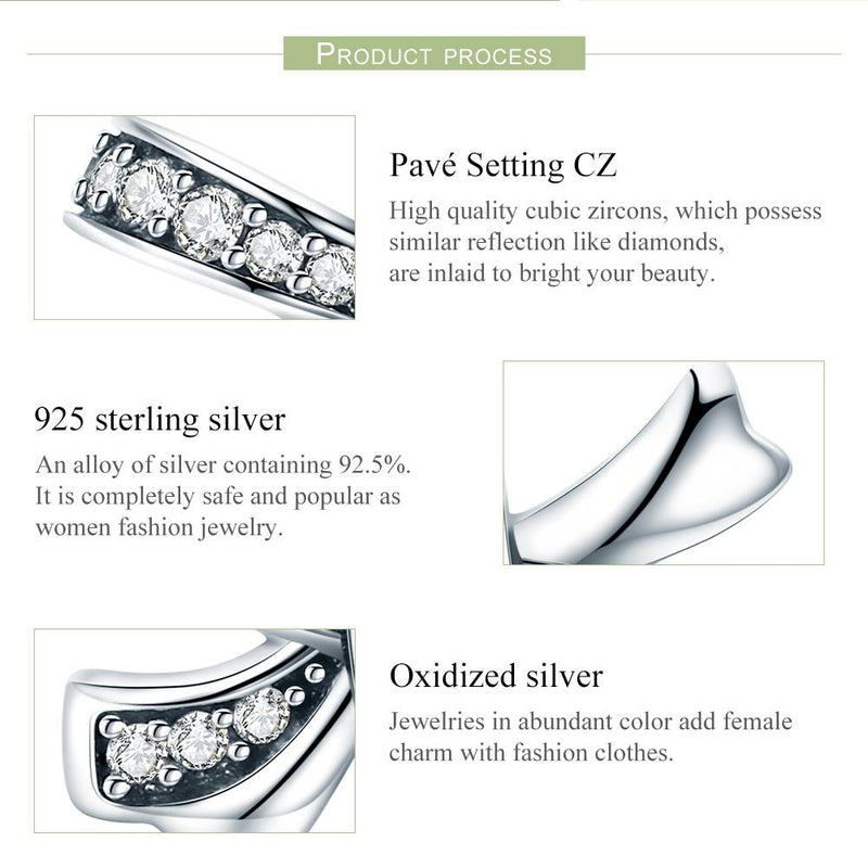 925 Sterling Silver Bow Beads For Diy Bracelets & Necklaces