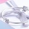 925 Sterling Silver Bow Beads For Diy Bracelets & Necklaces