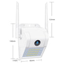 Wireless Wall Light Camera 2Mp Ip66 Waterproof Night Vision Remote Monitoring Voice Intercom Motion Detection 128Gb Memory Card