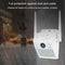 Wireless Wall Light Camera 2Mp Ip66 Waterproof Night Vision Remote Monitoring Voice Intercom Motion Detection 128Gb Memory Card