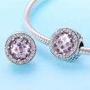 925 Sterling Silver Starry Sky Beads For Diy Bracelets & Necklaces