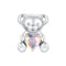 925 Sterling Silver Valentine'S Day Bear Beads