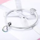 925 Sterling Silver Skull Heart Pendant For Diy Bracelets & Necklaces Style - Pendent