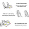 925 Sterling Silver White Cat Beaded Bracelet Bsc520 Sr
