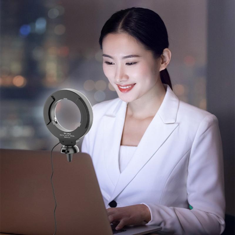48Leds Laptop Camera Beauty Ring Light - Clip Set 4-Inch