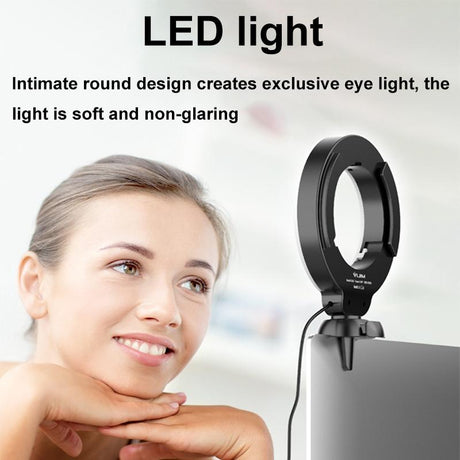 48Leds Laptop Camera Beauty Ring Light - Clip Set 4-Inch