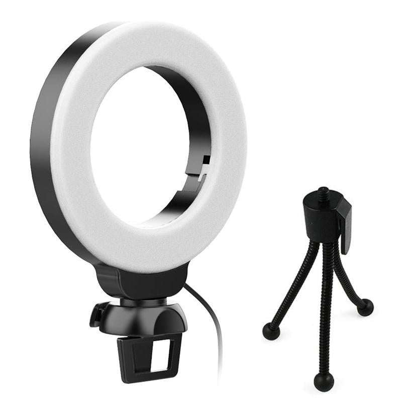 48Leds Laptop Camera Beauty Ring Light - Clip Set 4-Inch