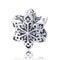 925 Sterling Silver Snowflake Beads For Diy Bracelets & Necklaces