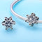 925 Sterling Silver Snowflake Beads For Diy Bracelets & Necklaces