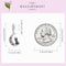 925 Sterling Silver Moon Cat Pendant For Bracelet Or Necklace