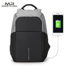 15-Inch Multifunction Usb Charging Laptop Backpack For Men