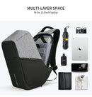 15-Inch Multifunction Usb Charging Laptop Backpack For Men