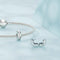 925 Sterling Silver Pointed Star Zircon Bracelet