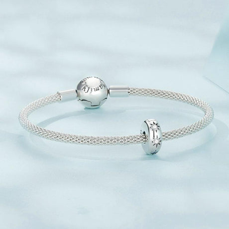 925 Sterling Silver Pointed Star Zircon Bracelet