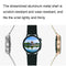 1.36 Inch Hd Screen Smart Call Watch With Nfc Function - Black Silicone