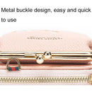 Black Embroidered Single Shoulder Phone Bag Wallet - Gray