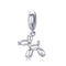 925 Sterling Silver Balloon Dog Charm For Diy Bracelets Style - Bead