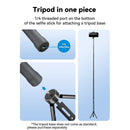 3M Carbon Fiber Selfie Stick Monopod For Action Cameras - 1 / 4 Screw