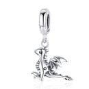 925 Sterling Silver Drogon Dinosaur Charm For Diy Bracelets