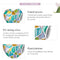 925 Sterling Silver Colorful Heart Beads For Diy Bracelets & Necklaces