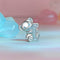 925 Sterling Silver Valentine'S Day Bear Beaded Diy Jewelry
