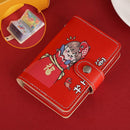 Festive Cartoon Snap Anti Degaussing Card Holder Lucky Change Id Storage Bag - Get Rich