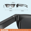 Bluetooth 5.3 Smart Sunglasses with Wireless Headset and Anti-glare Protection