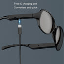 Bluetooth 5.3 Smart Sunglasses with Wireless Headset and Anti-glare Protection