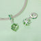 925 Sterling Silver Green Tree Life Pendant Bracelet