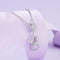 925 Sterling Silver Interlocking Love Heart Pendant