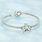 925 Sterling Silver Colorful Zircon Drop Bracelet In